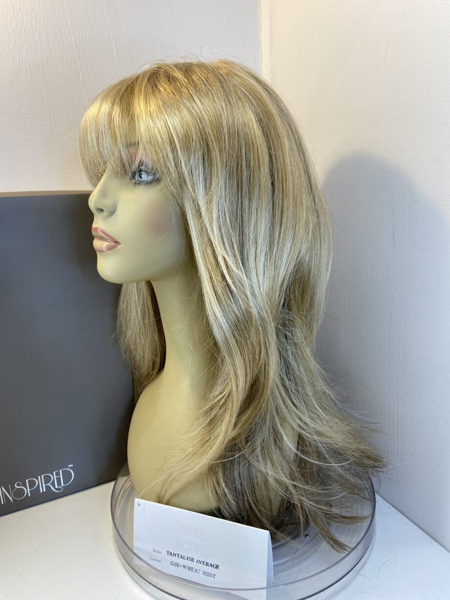 New wheat mist long designer wig. Bblls812
