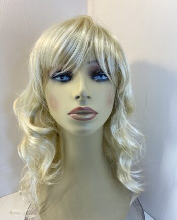 Light blonde curly new wig. Blls204