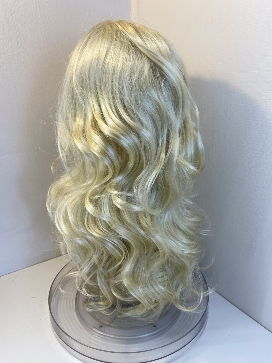 Light blonde curly new wig. Blls204