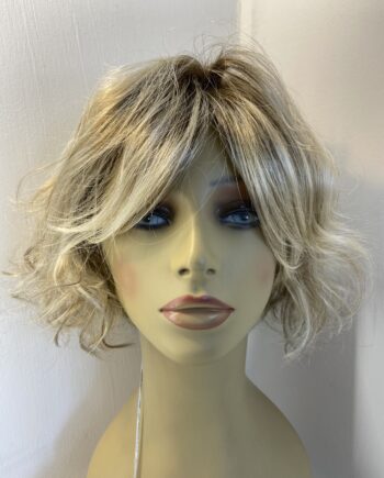 New modern Champagne rooted wig. Blmc868