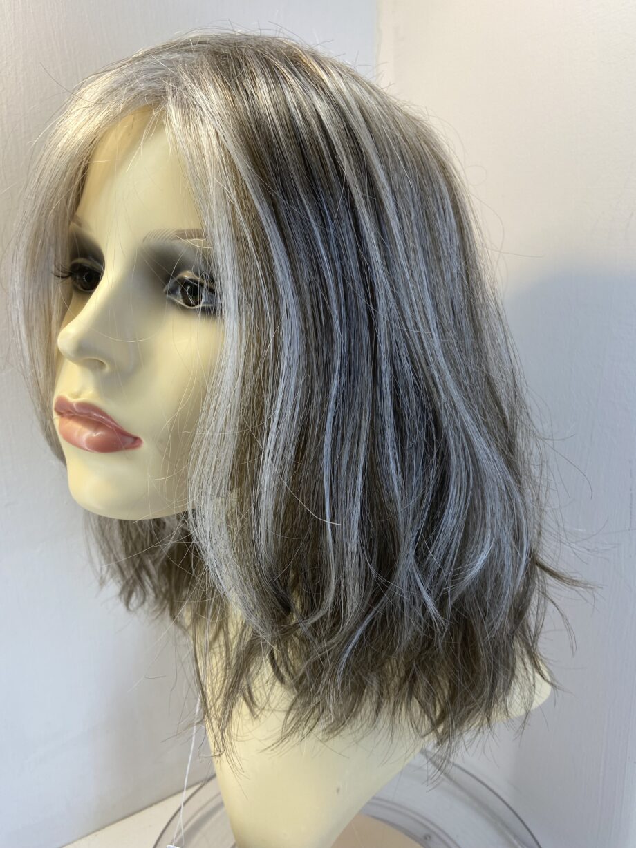 New long platinum silver flash wig. Grlw723