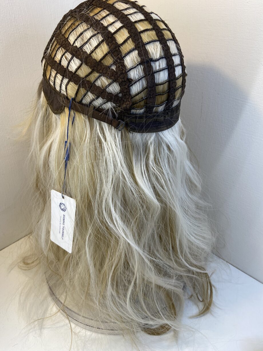 Long blonde rooted wig. Bllw679