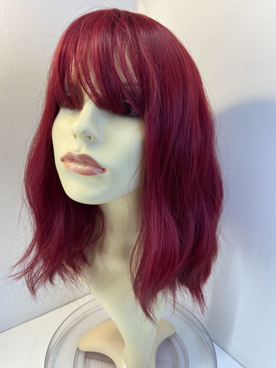 New red burgundy wig. Rww680