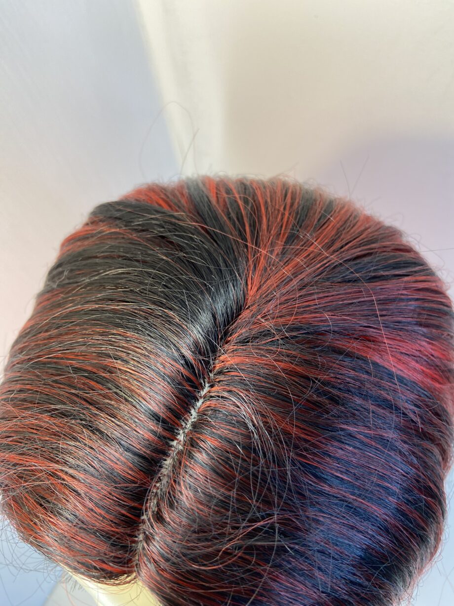 New red/ black wig. Redms244