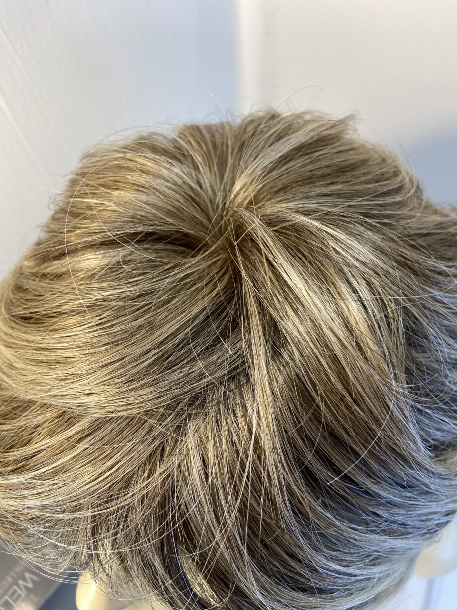 Short blonde/brown wig. Bbrss808