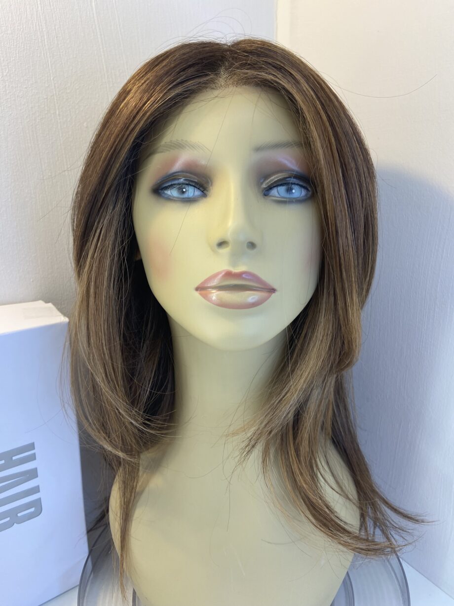New long mocca rooted stylish wig. Bbrls813
