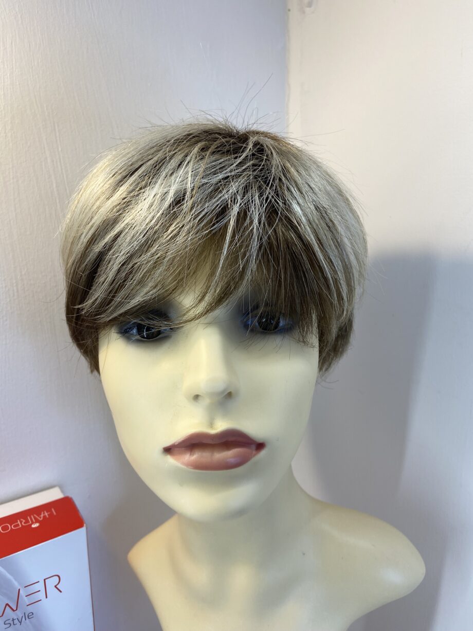 Short brown / blonde wig. Bblss818