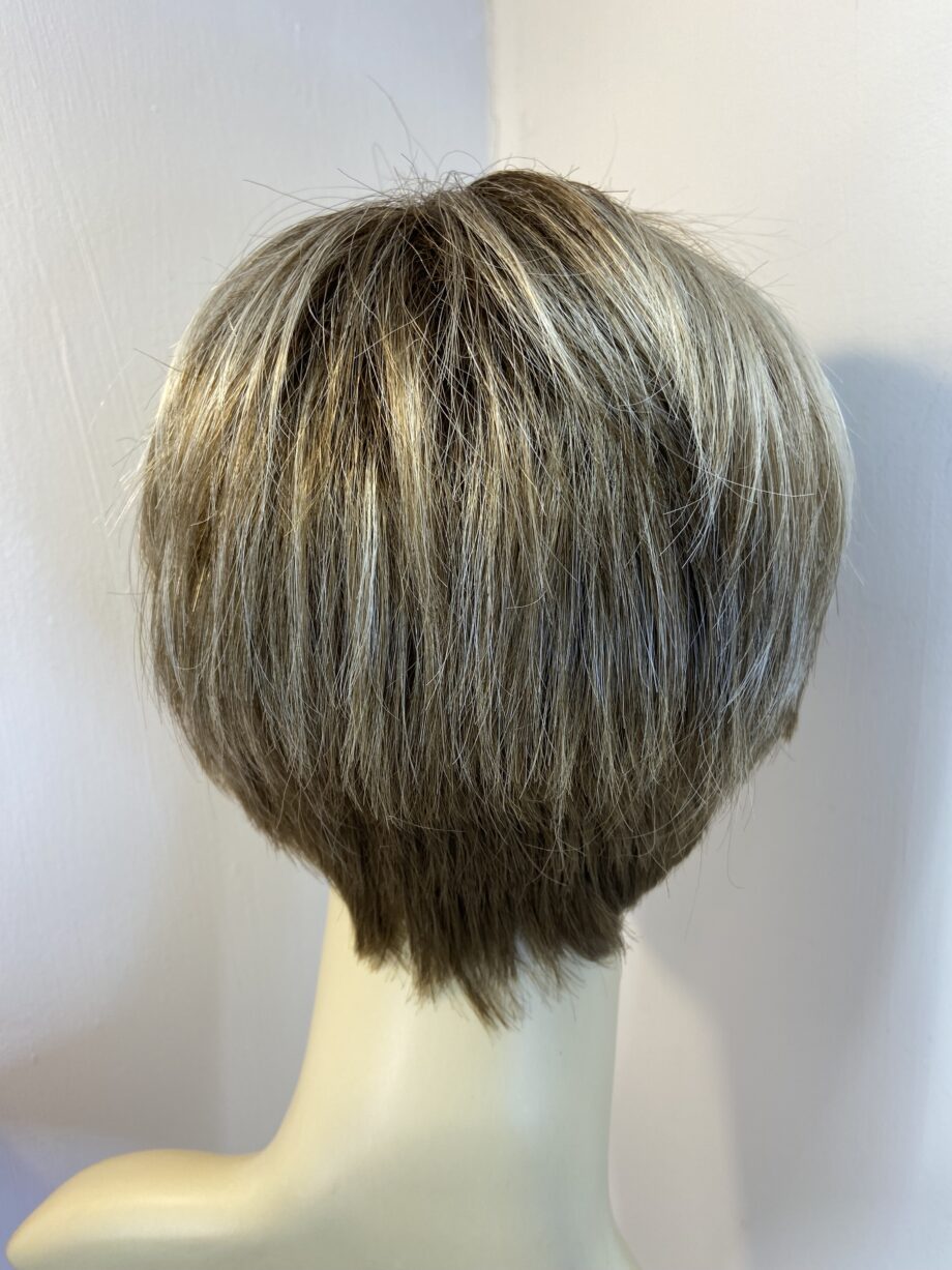 Short brown / blonde wig. Bblss818