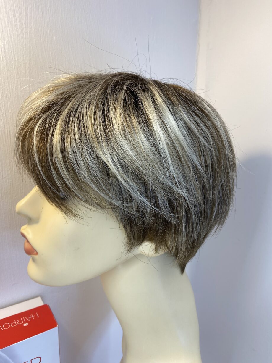 Short brown / blonde wig. Bblss818