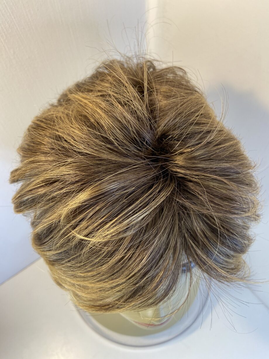 Very stylish brown highlighted wig. Blss157