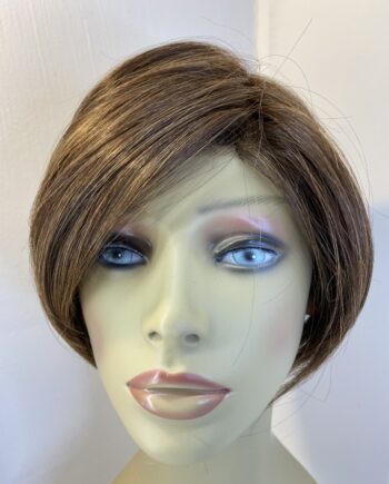 Short brown as new wig. Brss683