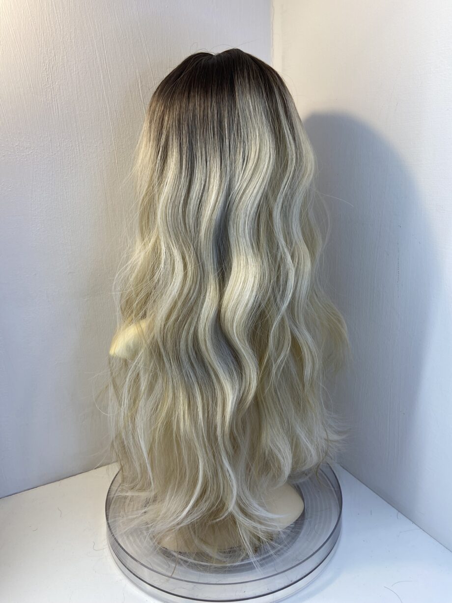 Stunning long blonde rooted wig. Bllw712