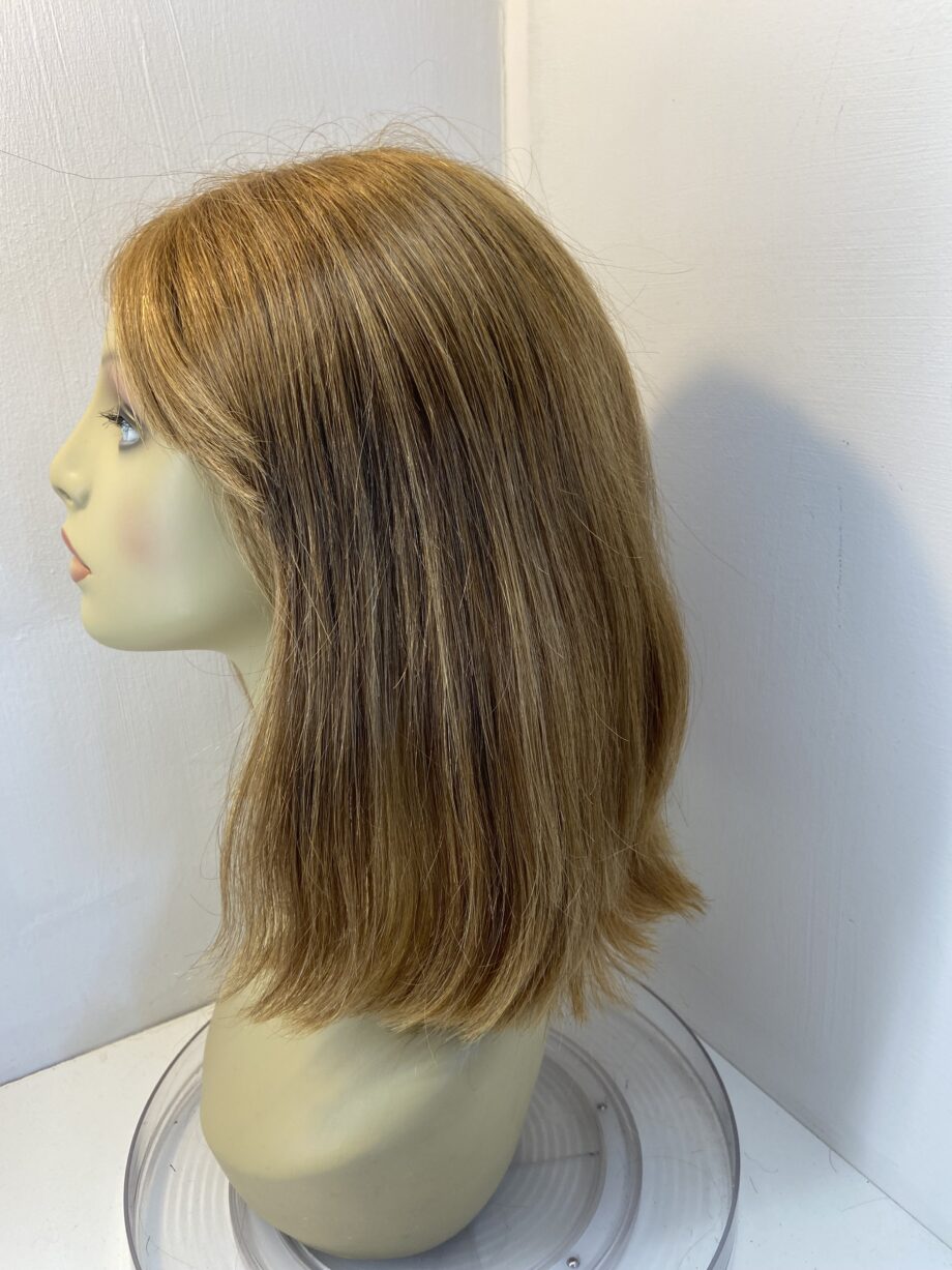 Human hair blonde long wig. Brls686
