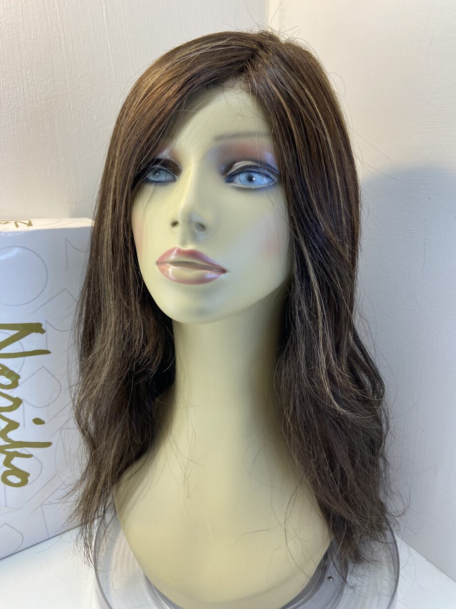 New coffee latte long brown wig. Bbrlw834