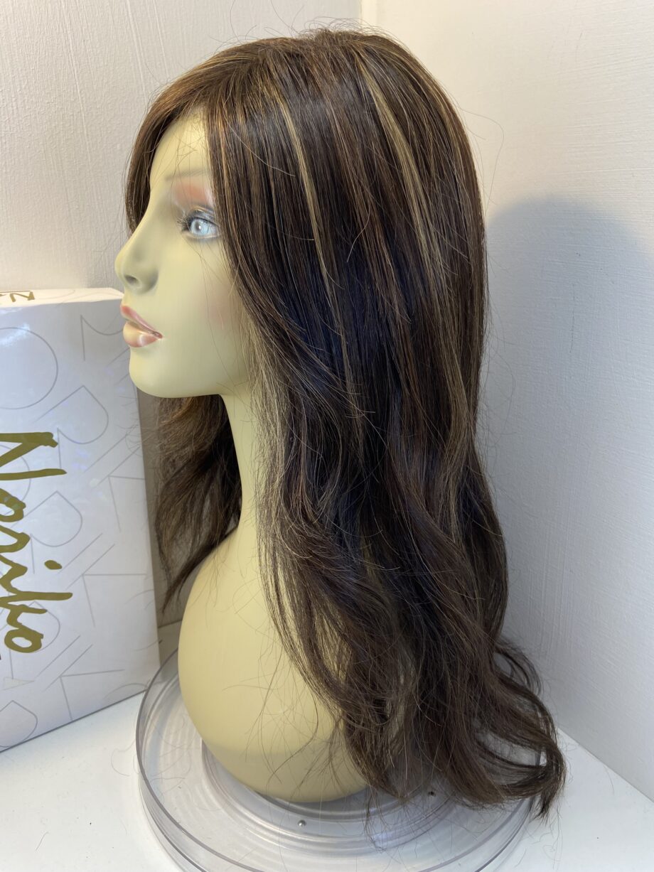 New coffee latte long brown wig. Bbrlw834