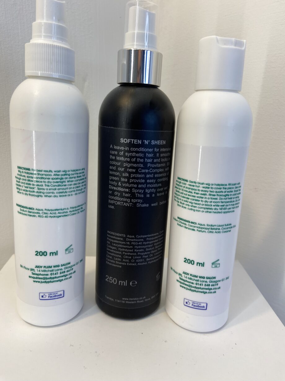 Wig care products. 168