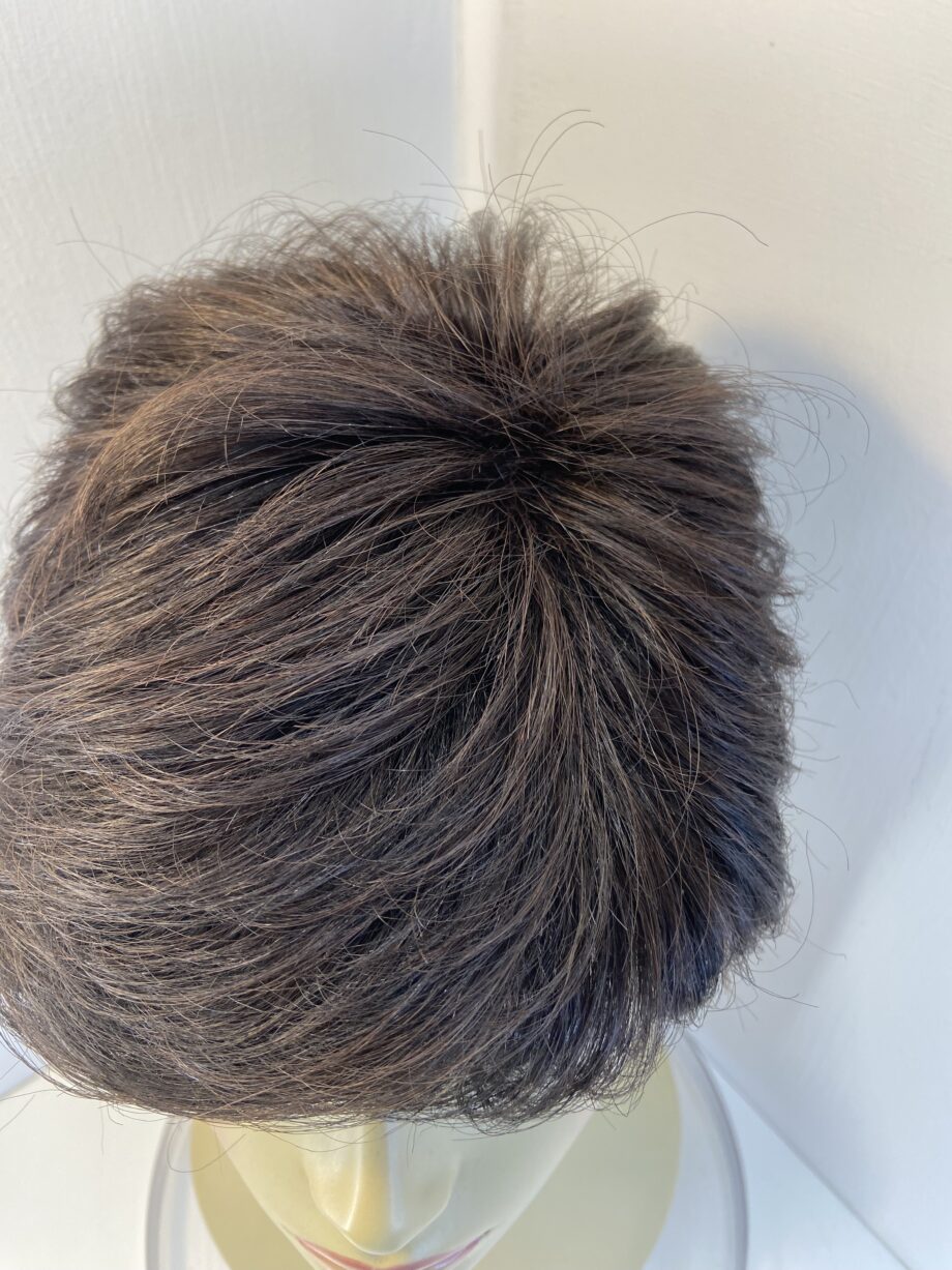 Dark brown short wig. Brss690