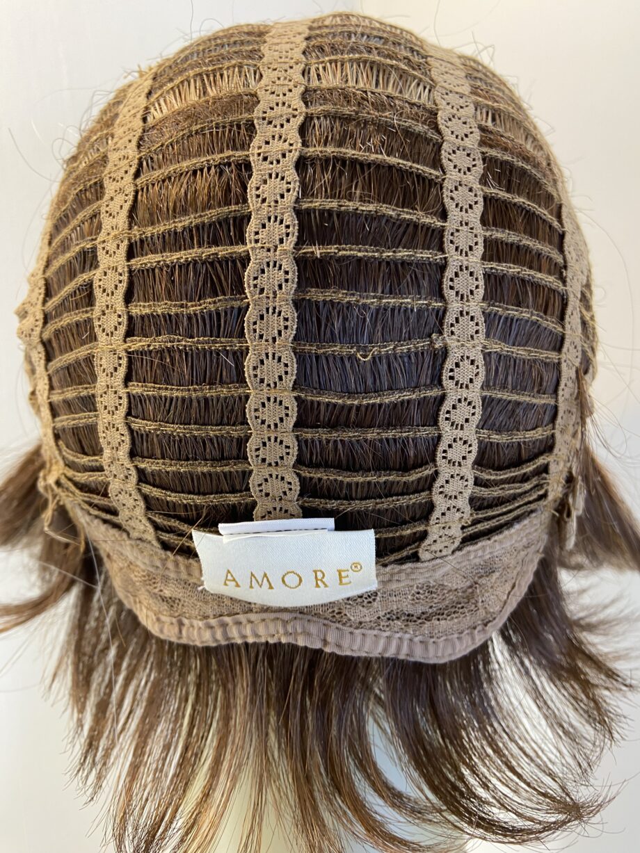 Beautiful Amore short brown wig. Bess171
