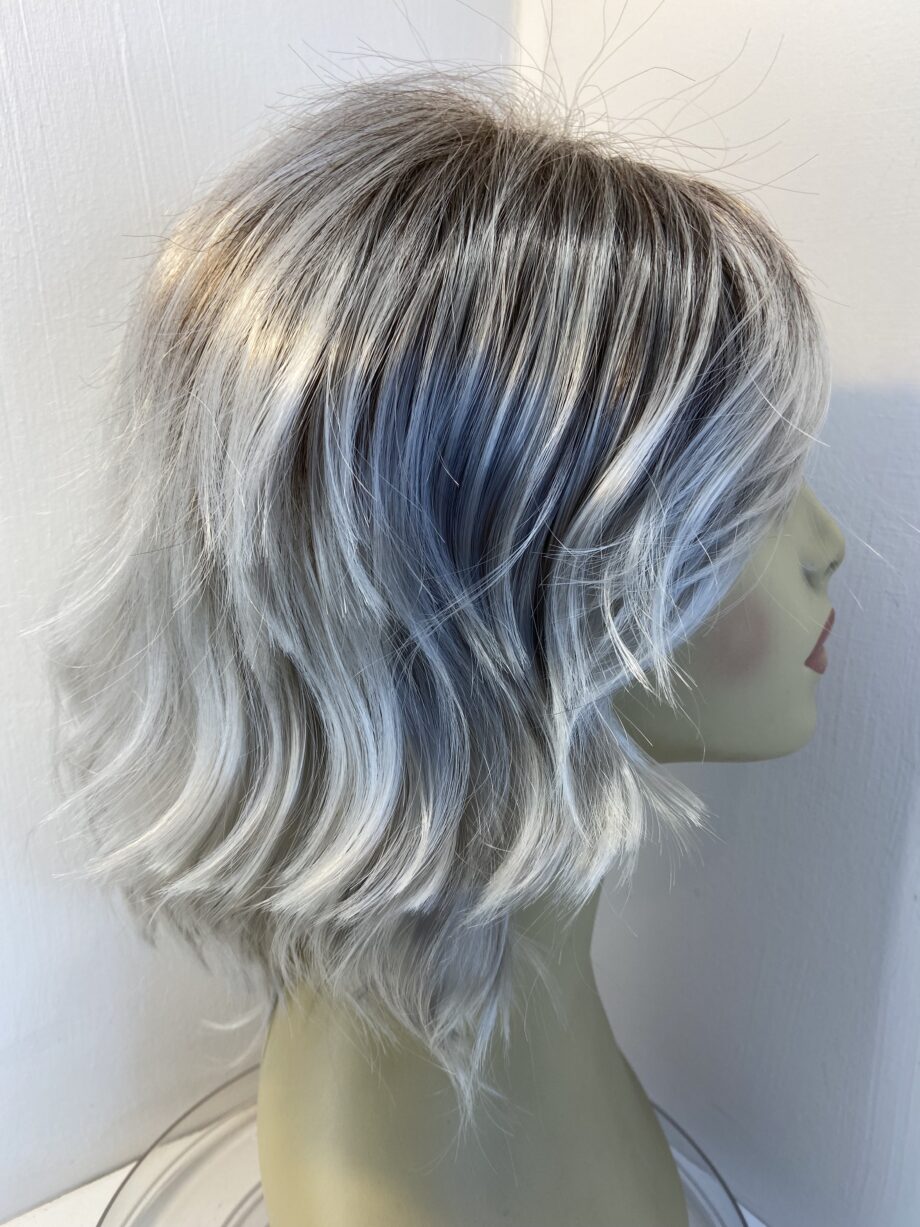 New silver rooted wig. Wms173