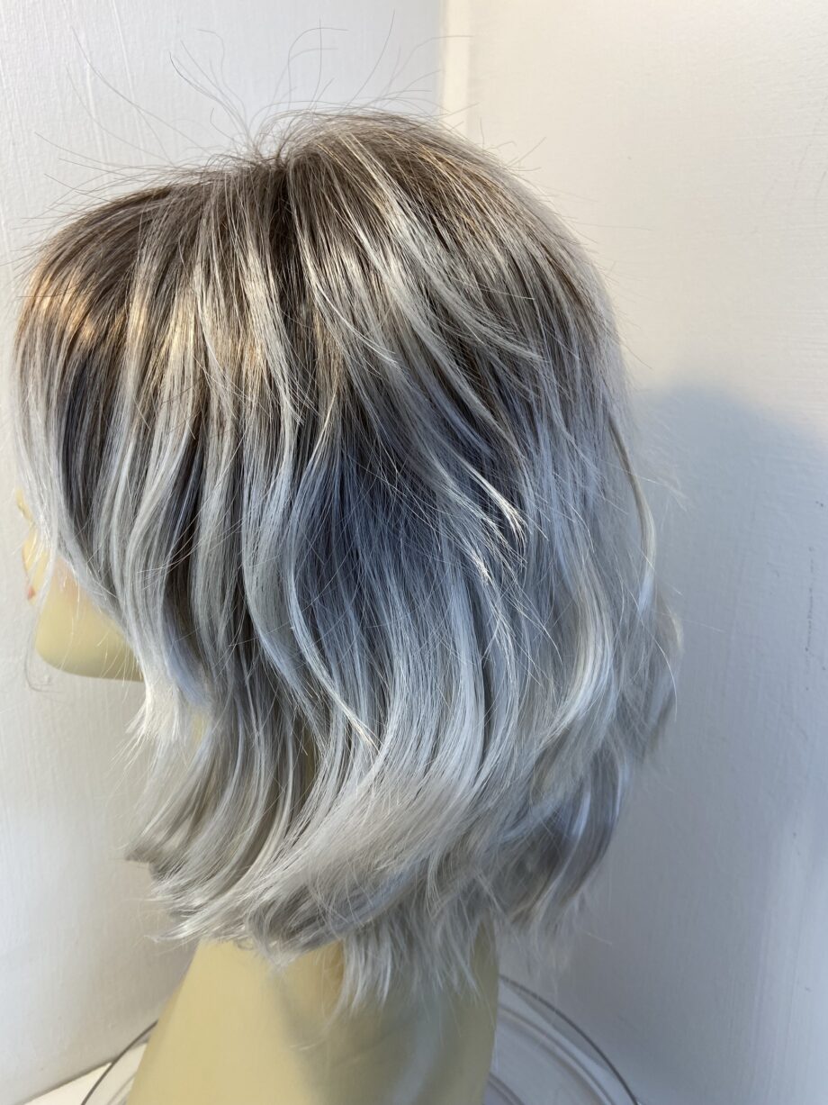 New silver rooted wig. Wms173