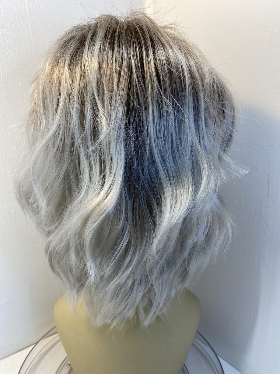 New silver rooted wig. Wms173