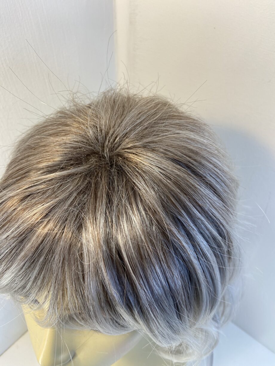 New silver rooted wig. Wms173