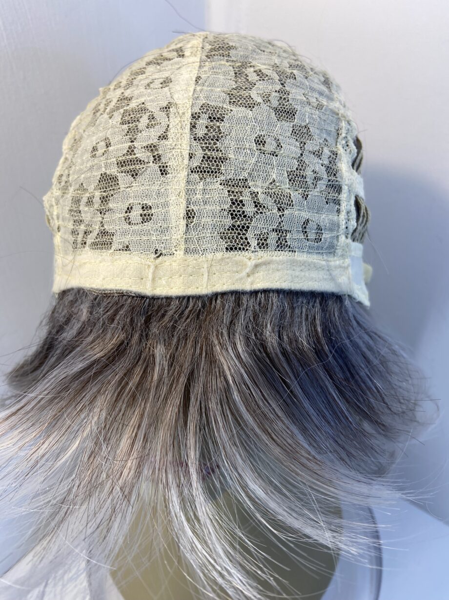 New silver rooted wig. Wms173