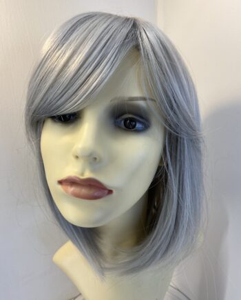 New silver grey mid length wig. Sms174