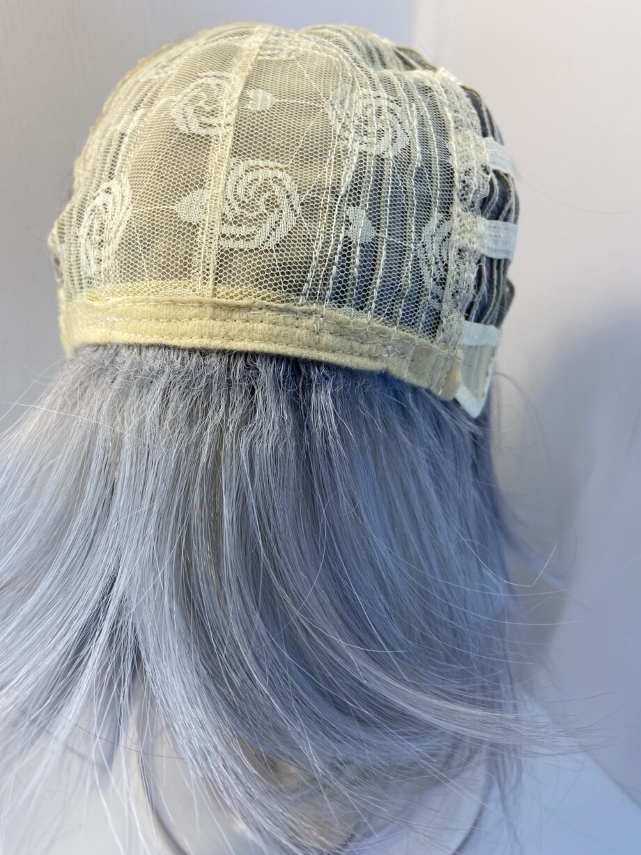 New silver grey mid length wig. Sms174