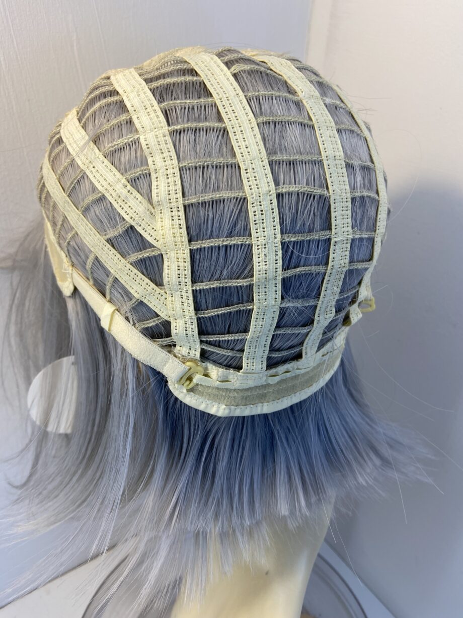 New silver grey mid length wig. Sms174