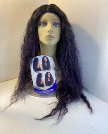 Extra long new violet wig. Vlw335