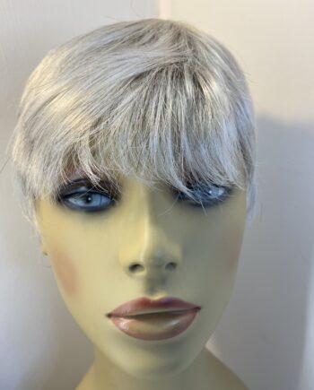 Beautiful silver petite boxed wig. Bsss900