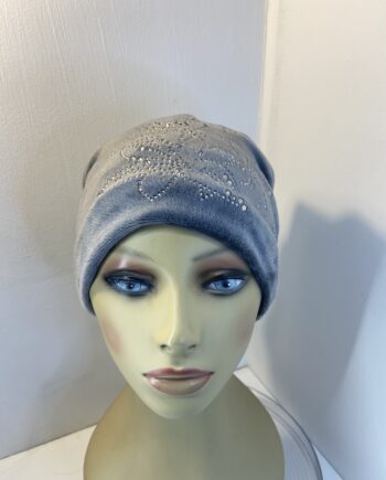 Stylish grey hat with fringe. Ghat609