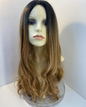 Long new blonde rooted wig. Bllw612
