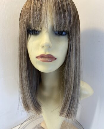 New long blonde light brown rooted with fringe. Blls590