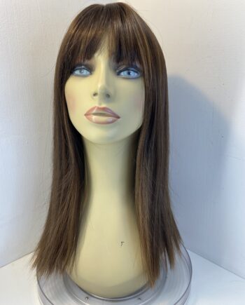 Long stylish brunette wig. Brls591