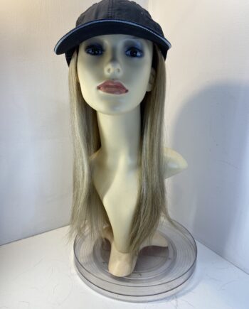 Long blonde wig with cap.  Blls277