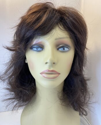Human hair long wavy wig. Brlw712