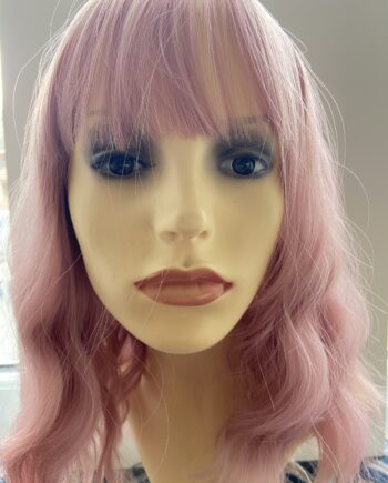 Pink wavy long wig. Pinklw715
