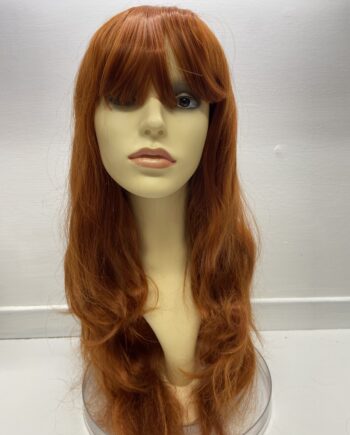 Extra long red wig. Rls380